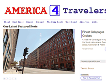 Tablet Screenshot of america4travelers.com